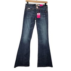 Deadstock Y2k Candies 1 Stretch Low Rise Jeans Bootcut Faded Wash Dark Boho. Waist Is 14 In Across, Inseam Is 33 In Low Rise Jeans Bootcut, Dark Boho, Womens Flare Jeans, Jeans Flared, Denim Boots, Blue Boots, Red Jeans, Juniors Jeans, Boot Cut Denim