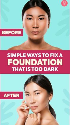 How To Use Foundation, Dark Foundation, Foundation Tips, Beauty Hacks Skincare, Dark Spots On Face, Too Much Makeup