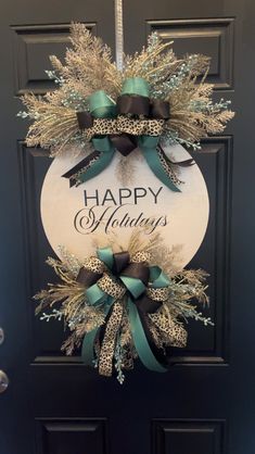 Elegant Door Christmas Wreaths, Wreaths, Christmas Decor, Holiday Wreath, Christmas Wreath, Glam Wreaths - Etsy Everyday Door Wreaths, Champagne Christmas Wreath, Glam Christmas Wreath, Holiday Door Decorations For Work, Jennie Christmas, Door Wreaths Christmas, Teal Christmas Decorations, Door Christmas Wreaths, Winter Wreaths For Front Door