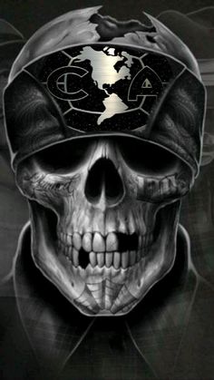 a skull wearing a helmet with the words dubse punk on it's side