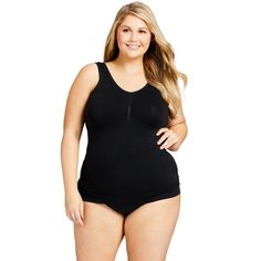 Smooth and refine your curves in the no-show finish of the Seamless Shaping Cami. With firm waist to tummy contouring in soft stretch fabrication, create a seamless base for any look.Key Features Include:- Soft V-neckline- Seamless finish perfect for tops and dresses- Wide bra concealing straps- Light bust support- Firm waist and tummy contouring- Soft stretch fabrication- Hip length hemlineDressing up that special event look? Compliment with a seamless brief for no-show control.90% Nylon, 10% E Plus Size Shapewear, Shipt Shopper, Seamless Bra, Vanity Fair, Hip Length, Shapewear, Special Event, Lingerie, High Waisted