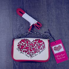 Brighton- Fill Your Heart Media Case/ Mini Purse. Brand New With Tag. Brighton Bags, Mini Purse, Mini Bags, Medium Bags, Brighton, Mini Bag, Bag Lady, Purse, Brand New