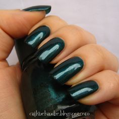 China Glaze Emerald Fitzgerald 80511 Vintage Vixen Collection (Fall 2010) Colors Nails, Nail Colours, Nails Polish, Eyes Lips, Gel Nail, Gel Nail Polish, Nails Inspiration