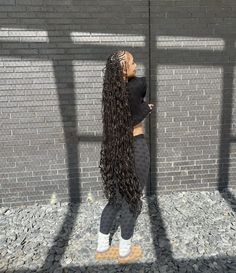 Good Protective Hairstyles, Black N Brown Braids, Full Soft Locs, Exotic Braids Hairstyles, Hairstyles For Fall Black Women, Long Braids Black Women, Notlessbox Braids Styles Long, Long Hairstyles Black Women, Blonde And Black Braids