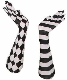 Harlequin Clown, Gloves Long, Court Jester, Aleister Crowley, Opera Gloves, Clown Costume, Amazon Shopping, Polyester Dress