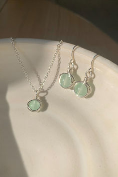 This gemstone jewelry set is the perfect everyday go-to accessory. Lightweight and colorful, you can't go wrong gifting the April Earrings to anyone because they are hypoallergenic and are sure to be comfortable on their ears. Upgrade to 14k gold fill or sterling silver for an even longer-lasting pair of earrings, and don't forget to check out the matching Gina Necklaces on our shop to create a one-of-a-kind jewelry set. Handmade individually with care. Wire Wrapped Gemstone Jewelry, Jewelry Cute, Handmade Wire Wrapped, Handmade Wire, Silver Crystal, Delicate Earrings, Handmade Sterling Silver, Handmade Earrings, Crystal Jewelry