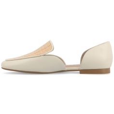 The Kennza loafer flat from Journee Collection features a modest 1/2-inch block heel, providing subtle elevation and comfort. The slip-on design and square toe style add convenience and a contemporary flair. Man-made upper material and 4 mm Tru Comfort Foam™ footbed prioritize both durability and comfort for a stylish and easy-to-wear option. Beige Synthetic Flat Heel Loafers, Casual Square Toe Flats With Removable Insole, Beige Synthetic Flats For Work, Beige Synthetic Loafers For Spring, Slip-on Flats With Square Toe For Spring, Spring Slip-on Flats With Square Toe, Square Toe Slip-on Loafers For Spring, Beige Square Toe Flats For Work, Modern Beige Flats For Spring