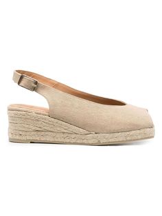 30022017 CASTAÑER DOSALIA CANVAS WEDGE ESPADRILLES Castaner Espadrilles, Shoes Beige, Low Heel Wedges, Wedge Espadrilles, Women's Espadrilles, Latest Fashion Design, Low Wedges, Moon Boots, Espadrille Sandals