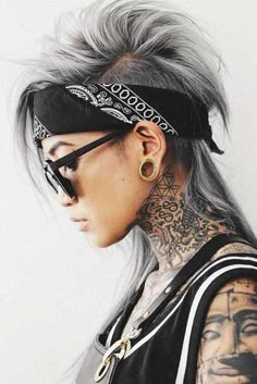 Androgynous Haircut, Hair To One Side, Mohawk Hairstyles, Punk Hair, Edgy Hair, Haircuts For Long Hair, Shaved Hair, Grunge Hair, Undercut