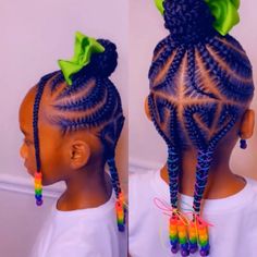 Two Toned Bob Black Women, Kids Braided Hairstyles Black Children, Toddler Cornrow Styles, Kid Braids, Toddler Braided Hairstyles, Kids Style Hair, Black Kids Braids Hairstyles, Kids Braids, Lil Girl Hairstyles