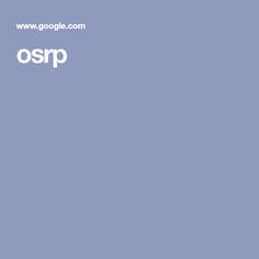 the words osrp are written in white on a blue background