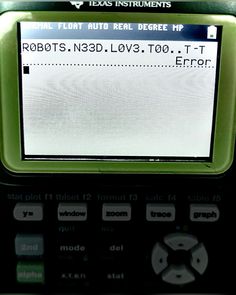 an old cell phone with the message robot's n380 love tot