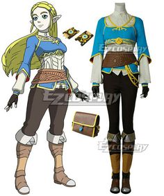 the legend of zeria cosplay costume for adults and children, with accessories