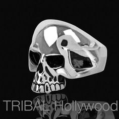 The SHINING SKULL ring is designed with high polish 316L stainless steel in a cool men's skull ring with bold teeth and deep eye sockets. Wearing Rings, Sugar Skull Ring, Cool Rings For Men, Mens Skull Rings, How To Wear Rings, Rose Gold Engagement Ring Vintage, Vintage Engagement Rings Sapphire, Mens Stainless Steel Rings, Sapphire Engagement Ring Blue