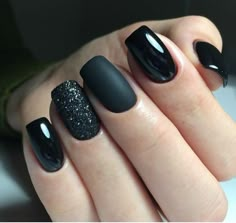 Black Acrylic Nail Designs, Cute Nail Polish, Black Acrylic Nails, Black Nail Art, Nail Design Inspiration, Black Nail Designs, Diy Summer, Black Nail, Neon Nails