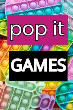 pop it games ideas Games With Pop Its, Pop It Party Games, Pop It Games, Pop It Toy, Tip Of The Iceberg, Kid Friendly Crafts, Pop Games, It Game, Pop Pop