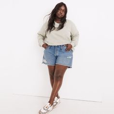 These Super Cute Madewell Shorts Are Brand New! They Do Not Have The Original Tags, But They Have Never Been Worn. Length: 17" Inseam: 4" Waist: 46" 100% Cotton Machine Washable Plus Size Summer Outfits Shorts, Streetwear Fashion Plus Size, Summer Outfits Big Stomach, Plus Size Jean Shorts, Plus Size Summer Outfits Big Stomach, Summer Outfits Plus Size, Big Stomach, Summer Outfits Plus, Plus Size Summer Outfits