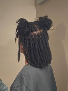 Loc Style Ideas, Cute Locs, Free Form Locs, Short Dreadlocks Styles, Protective Style Braids, Locs Journey