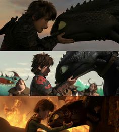 the same scene in how to train your dragon