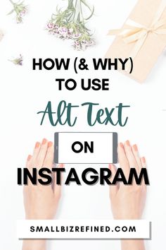 the text how and why to use all text on instagram