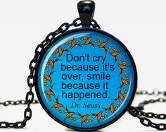 Graduation gift grads going away gift graduation favors class of 2013 Dr. Seuss quote pendant Dr. Seuss quote necklace Marine Girlfriend Quotes, Quotes About Moving On From Friends, Friend Bff, Presents For Best Friends, Necklace Quotes, Long Distance Gifts