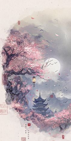 Istoria Artei, Dreamy Artwork, Japanese Art Prints, Japon Illustration, Cool Wallpapers Art, Fantasy Art Landscapes, Dessin Adorable, 판타지 아트, Dreamy Art