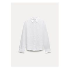 ZARA WOMAN COLLECTIONShirt made of 100% linen. Lapel collar and long sleeves with buttoned cuffs. Asymmetric hem with side vents. Front button closure. Linen Shirts Women, Zara Woman, T-shirt Polos, Zara Women, Blazer Dress, Trouser Jeans, Swimwear Accessories, Jean Shirts, Lapel Collar