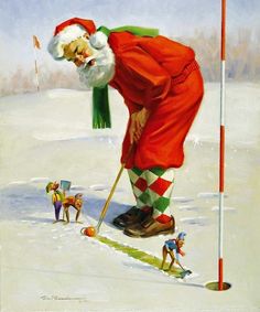 .golf santa Santa Claus, Golf