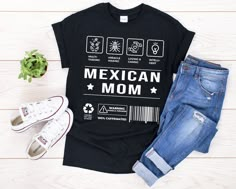 This Clothing item by CasaVeraDesign has 374 favorites from Etsy shoppers. Ships from Mason, OH. Listed on May 9, 2024 Mexican Shirts Woman Vinyl Hoodie, Mexican Shirts Woman, Product Label Design, Mexican Shirt, Mexican T Shirts, Latina Power, Spanish Shirts, Mexican Shirts, Bar Code