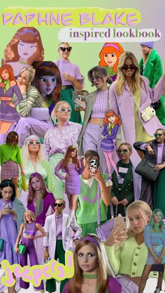 a collage of barbie dolls is featured in this image with the caption's name