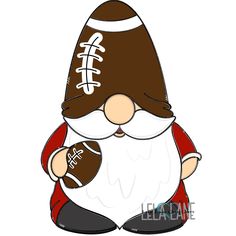 an image of a gnome with a football