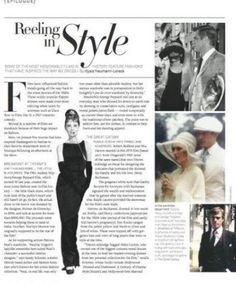 an article in the paper features photos of people wearing hats and gowns, including a man