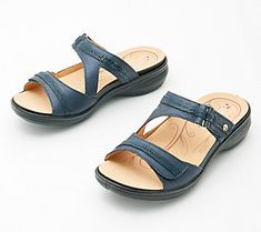 Two adjustable straps and a removable footbed make these slide sandals a must-have for summer. From Revere. Comfortable Slide Sandals With Adjustable Strap, Comfortable Open Toe Slides With Adjustable Straps, Open Toe Slides With Adjustable Straps, Comfortable Slip-on Slides With Adjustable Strap, Slide Sandals, Fashion Shoes, Adjustable Straps, Sandals, Leather