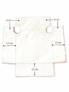 two pieces of white plastic with measurements for each piece