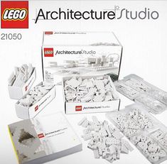 an advertisement for the lego architecture studio