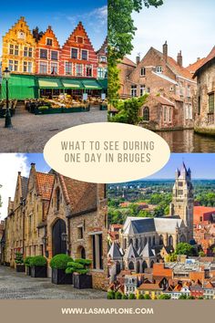 what to see during one day in bruges