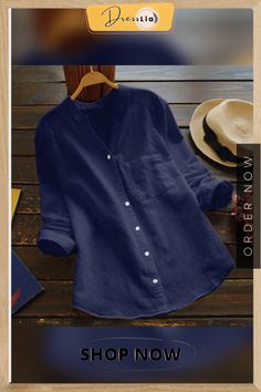 Effortless and Chic General Blouse Non-stretch Collared Summer Tops, Non-stretch Collared Top For Summer, Summer Non-stretch Collared Tops, Women's Button Down Shirt, Loose Shirt, Loose Shirts, Linen Women, Women Collection, Your Style