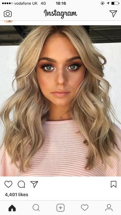 Blonde Hair Blue Eyes Girl, Blonde Hair Blue Eyes Makeup, Blue Eyes Girl, Hair Color 2017, Blonde With Blue Eyes, Blonde Hair Makeup, Ice Blonde, Cool Blonde Hair, Makeup For Blondes