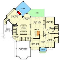 this is the first floor plan for these house plans