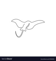 a whale's tail line drawing on a white background