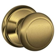 an image of a brass door knob