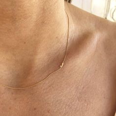 Honor Yourself, Initials Necklace, Classy Jewelry, Vermeil Jewelry, Jewelry Lookbook, Layering Necklace, Girly Jewelry, Jewelry Inspo, Dream Jewelry