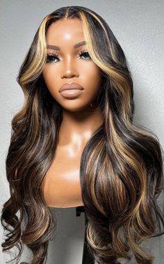 Money Piece Highlight Blonde, Money Piece Highlight, Hair Money Piece, Wig Kit, Highlight Blonde, Free Wig, Natural Hair Wigs, Virgin Hair Wigs, Remy Hair Wigs