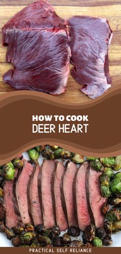 how to cook deer heart with brussel sprouts