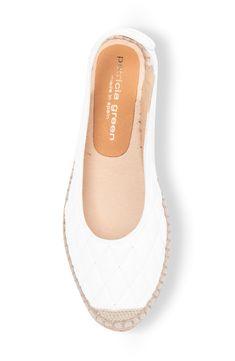 A braided cap toe adds to the handcrafted look of this slingback espadrille style with a luxe suede upper, leather lining and a grippy rubber sole. 2" heel; 3/4" platform Elasticized slingback strap Leather upper and lining/rubber sole Made in Spain Women's Shoes Casual Woven Leather Espadrilles With Round Toe, Casual Leather Espadrilles With Woven Detail, Spring Leather Espadrilles With Woven Sole, Leather Espadrilles With Woven Sole For Spring, Chic Woven Leather Espadrilles With Round Toe, Chic Espadrilles With Woven Leather And Round Toe, Leather Espadrilles With Cushioned Footbed And Wedge Heel, Chic Woven Leather Espadrilles For Spring, Spring Leather Closed Toe Espadrilles