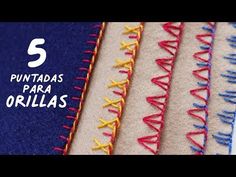 five different colored rugs with the words 5 punttass para orillas