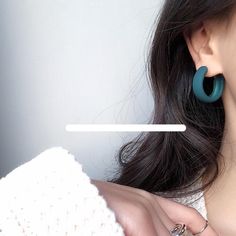 Brand: The Korean Fashion
Type: Accessories
Material: Plastic, 925 silver needle Casual Hoop Earrings As Gift, Green Earrings For Everyday, Casual Hoop Jewelry Gift, Casual Hoop Jewelry For Gift, Minimalist Round Earrings For Summer, Casual Small Hoop Earrings For Gifts, Color Circle, Women's Jewelry Sets, Vintage Color