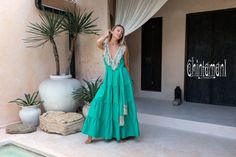 #clothing #women'sclothing #dresses #bohodress #fringedress #goddessdress #tiereddress #ballgown #bohowomenclothing #backlessdress #prairiedress #maxibohodress #bamboodress #greenbohodress #turquoisedress #longtankdress Green Bohemian Maxi Dress For Casual Occasions, Bohemian Green Maxi Dress For Casual Wear, Casual Bohemian Green Maxi Dress, Elegant Green Maxi Dress For Festival, Turquoise Bohemian Maxi Dress For Festivals, Chic Green Dresses For Festivals, Chic Green Festival Dresses, Chic Green Dress For Festival, Green Bohemian Maxi Dress With Tassels