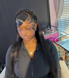 @hair.bytt Weave Ponytail Styles, Lace Frontal Hairstyles, Wig Installs, Lace Wigs Styles, Teenage Hairstyles, Frontal Wig Hairstyles, Wig Ideas