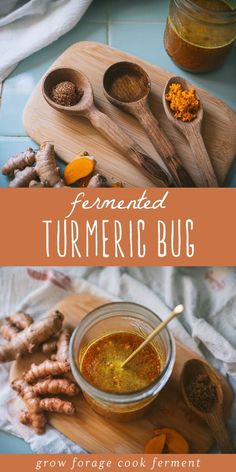 this is an image of homemade turmeric bug